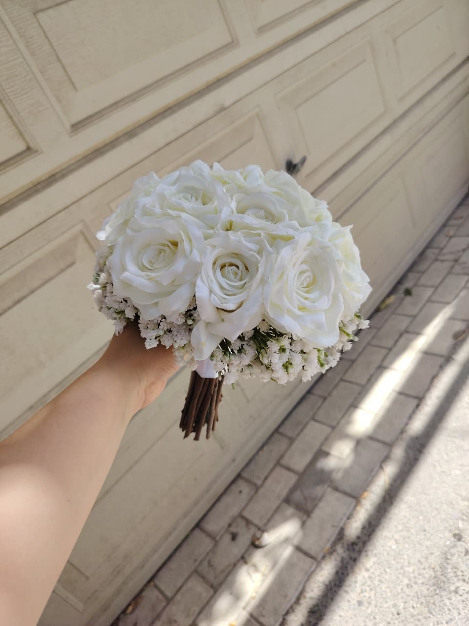 BUK-04 lüks qızıl gəlin buketi - Bakıda gəlin buketi sifarişi